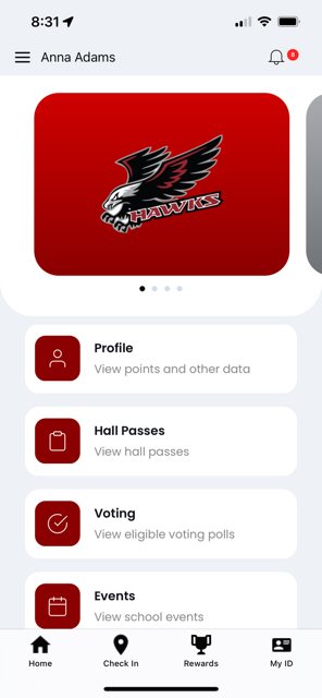 student app home