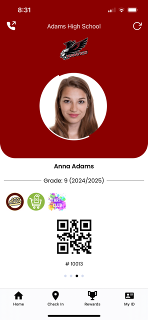 student app virtual ID